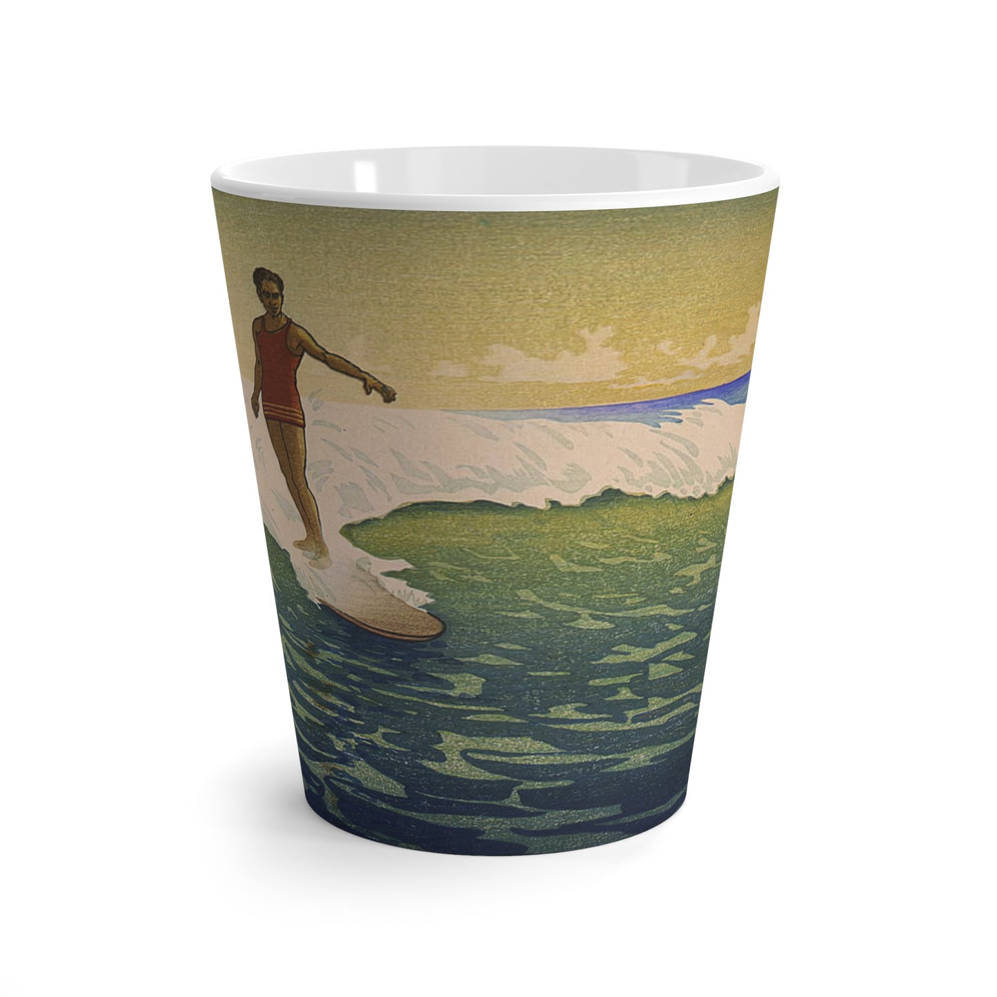 Vintage Surfer Latte Mug