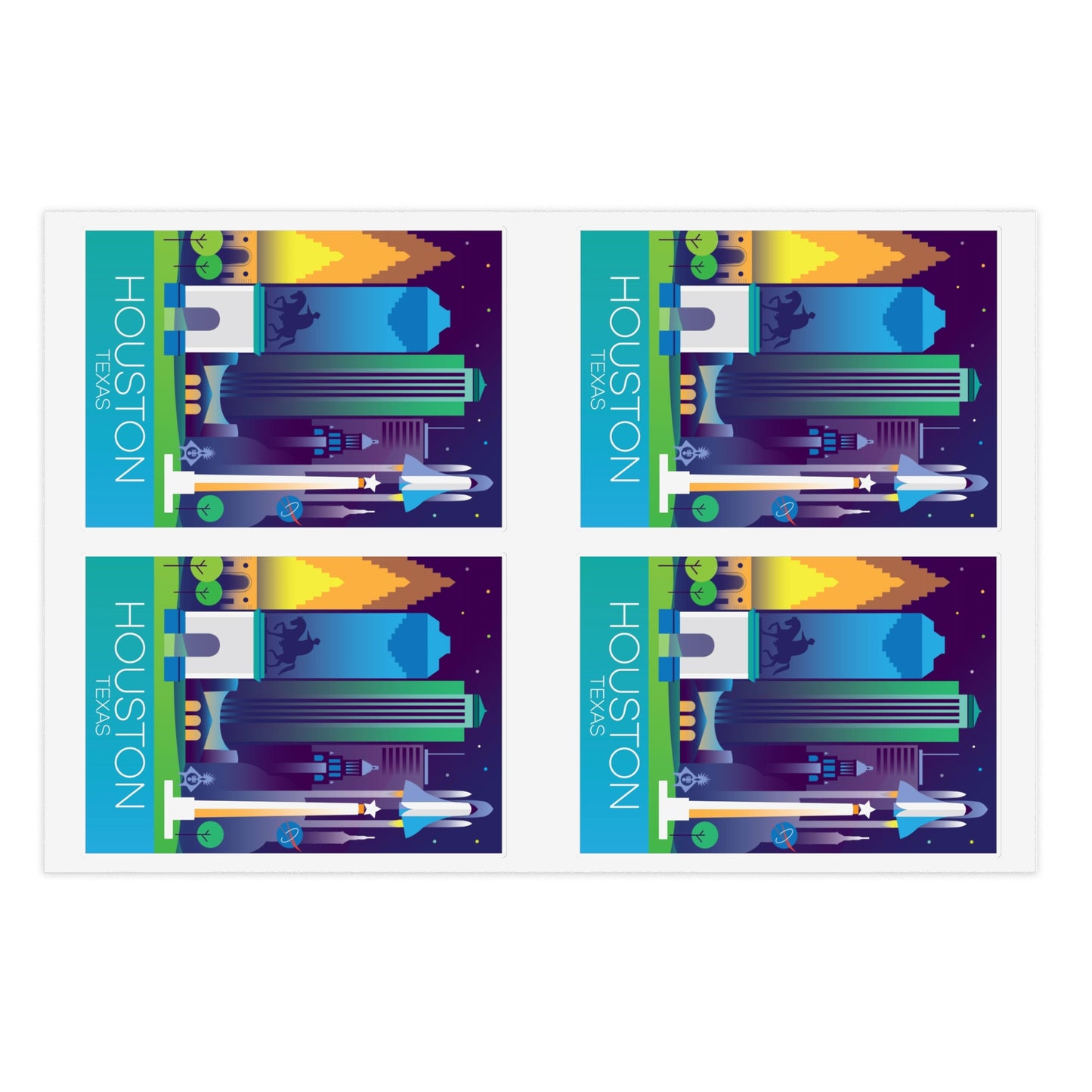 Houston Sticker Sheet