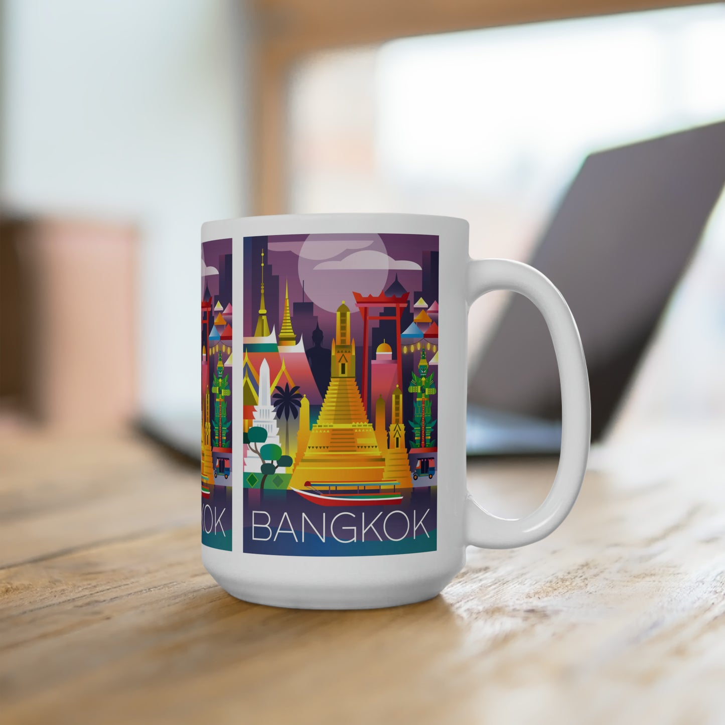 Bangkok Keramiktasse 11oz oder 15oz 