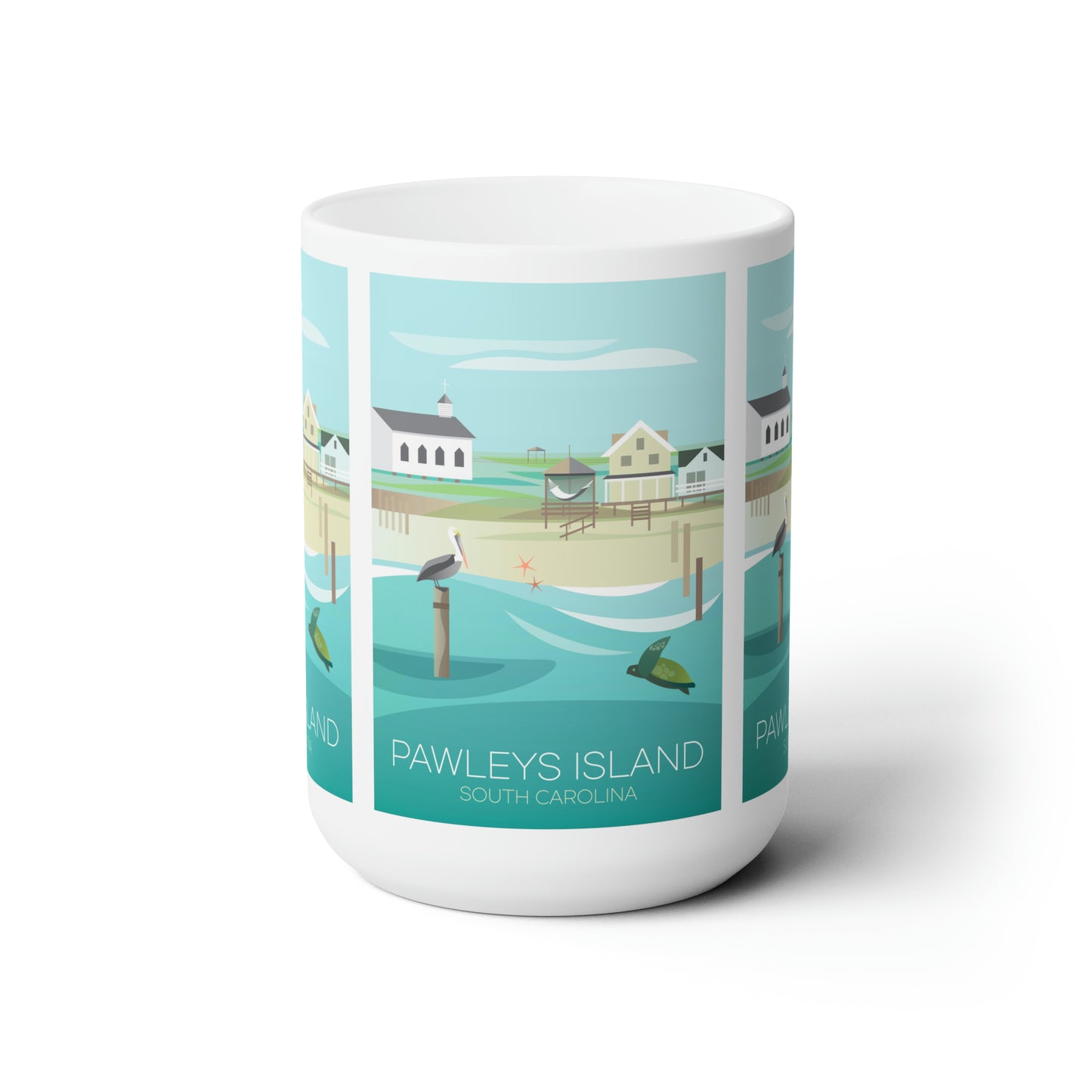 Pawleys Island Ceramic Mug 11oz or 15oz