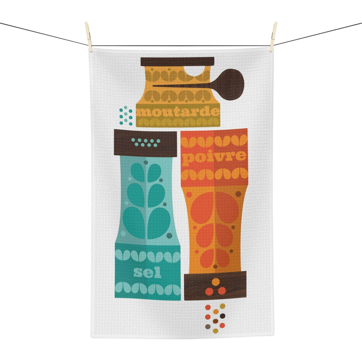 Condiments Microfiber Tea Towel