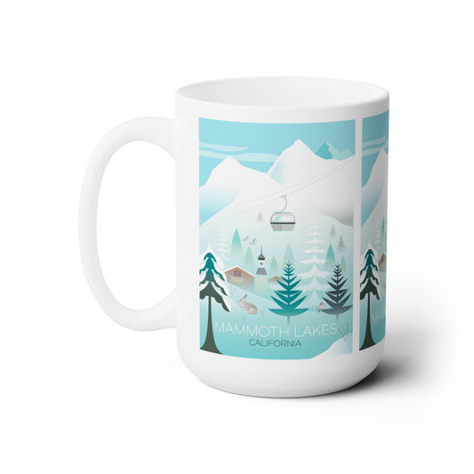 Mammoth Lakes, Winter Ceramic Mug 11oz or 15oz