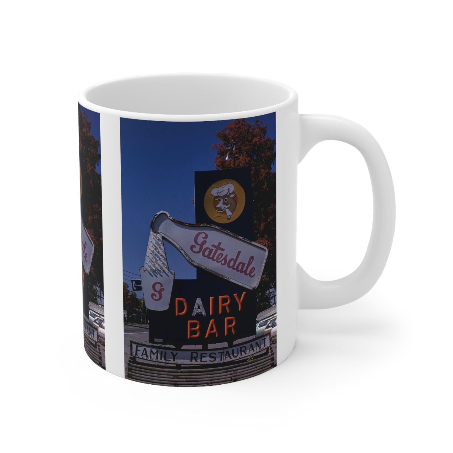 ROADSIDE MUGS - Gatesdale Dairy Bar Ceramic Mug 11oz