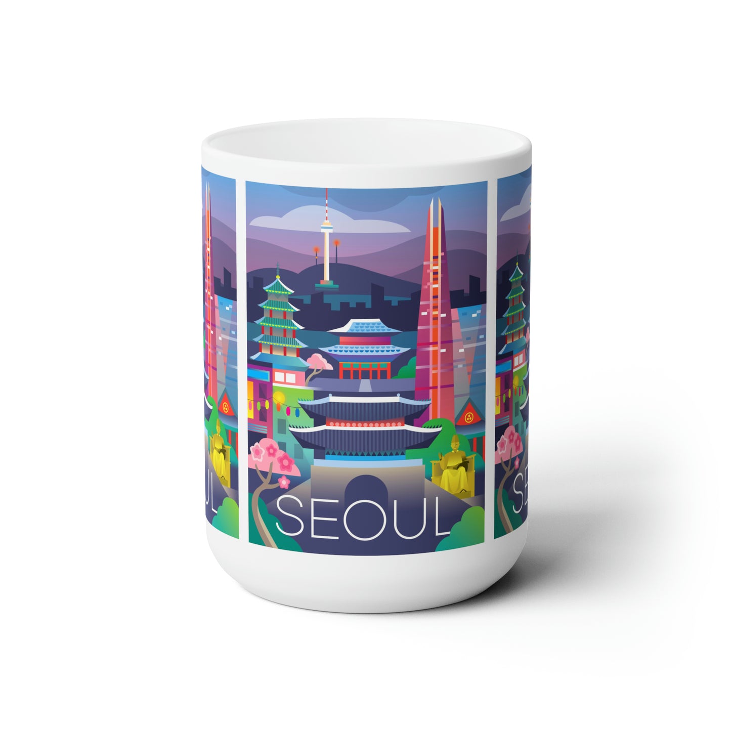 Seoul Ceramic Mug 11oz or 15oz