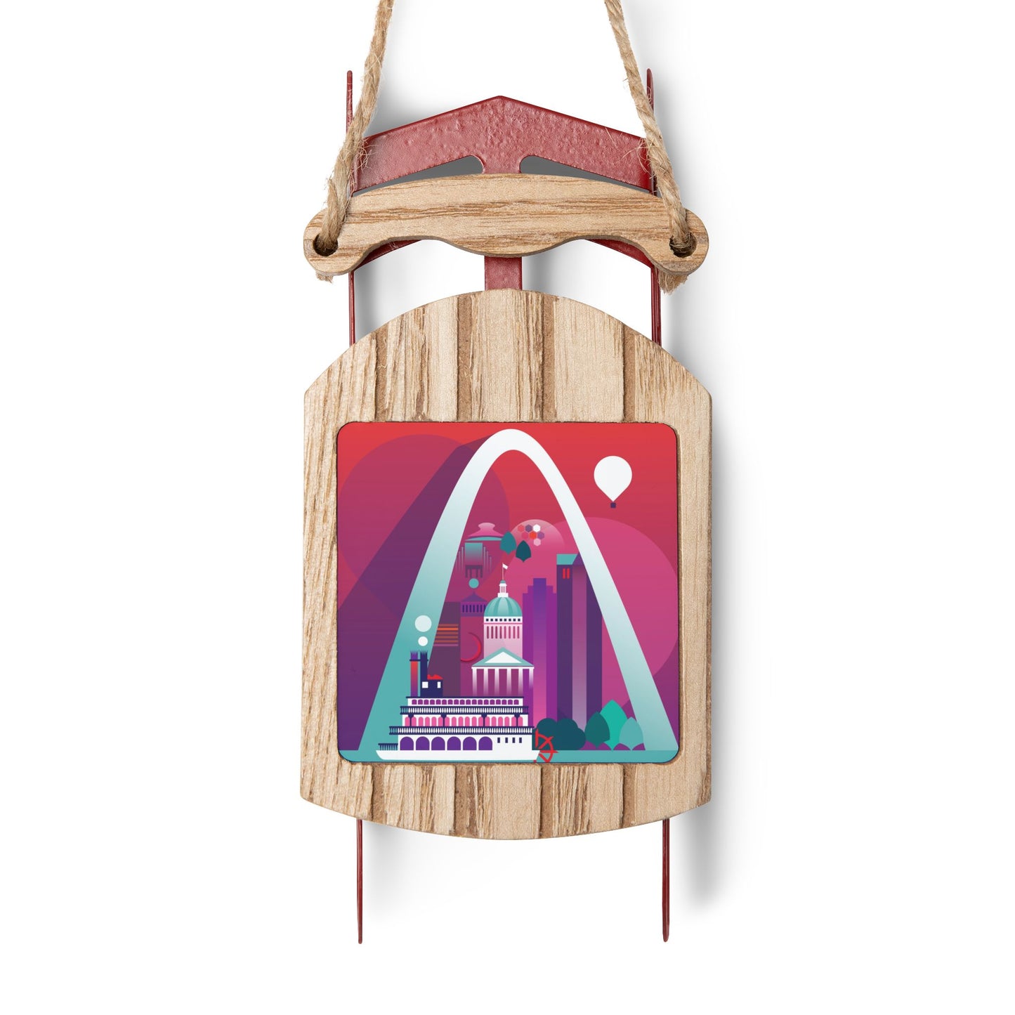 St. Louis Sled Ornament