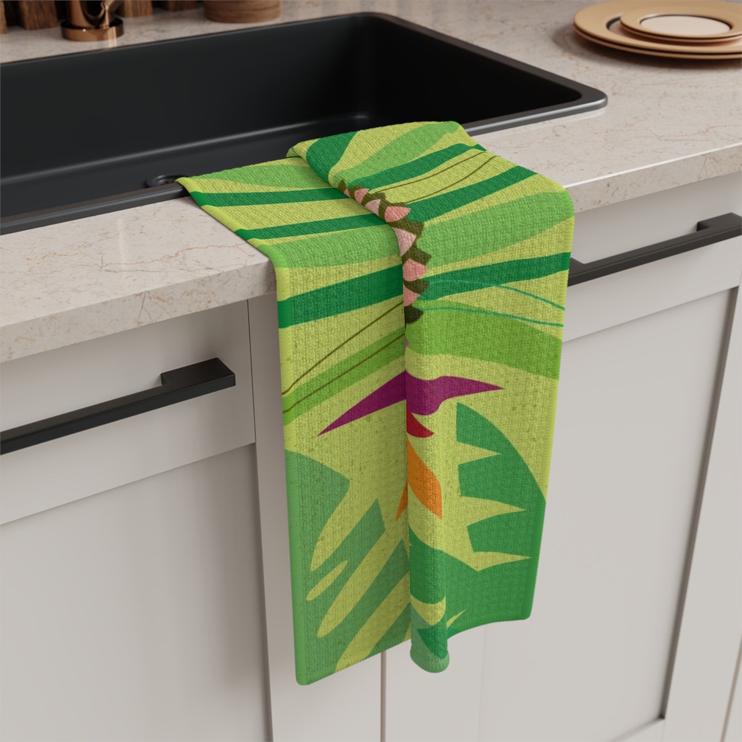 Pineapple Microfiber Tea Towel