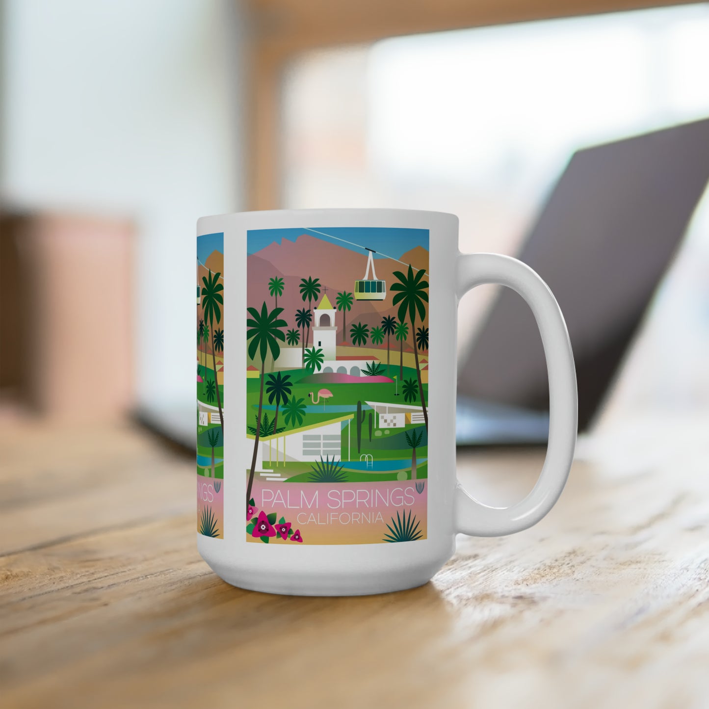 Palm Springs Ceramic Mug 11oz or 15oz