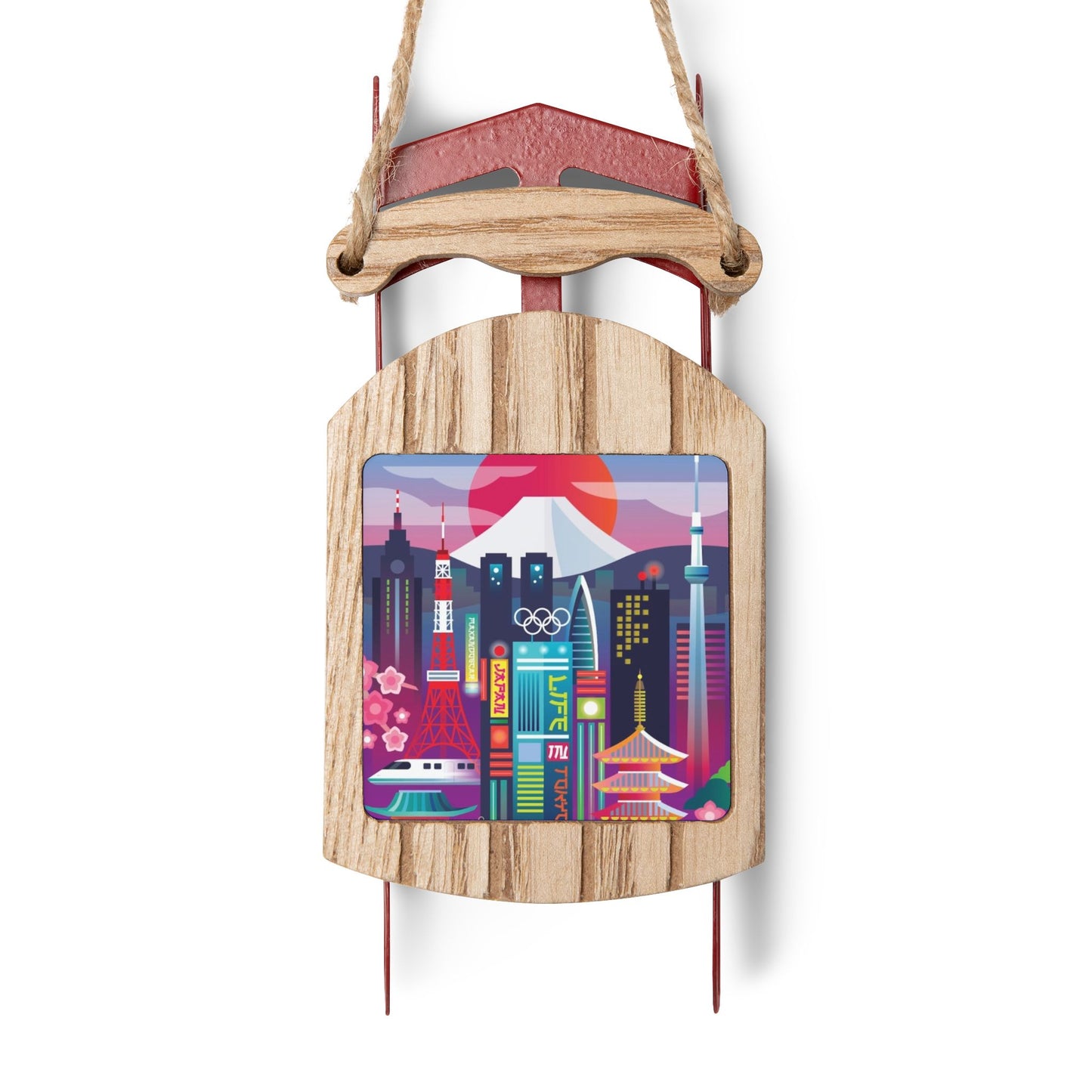 Tokyo Sled Ornament