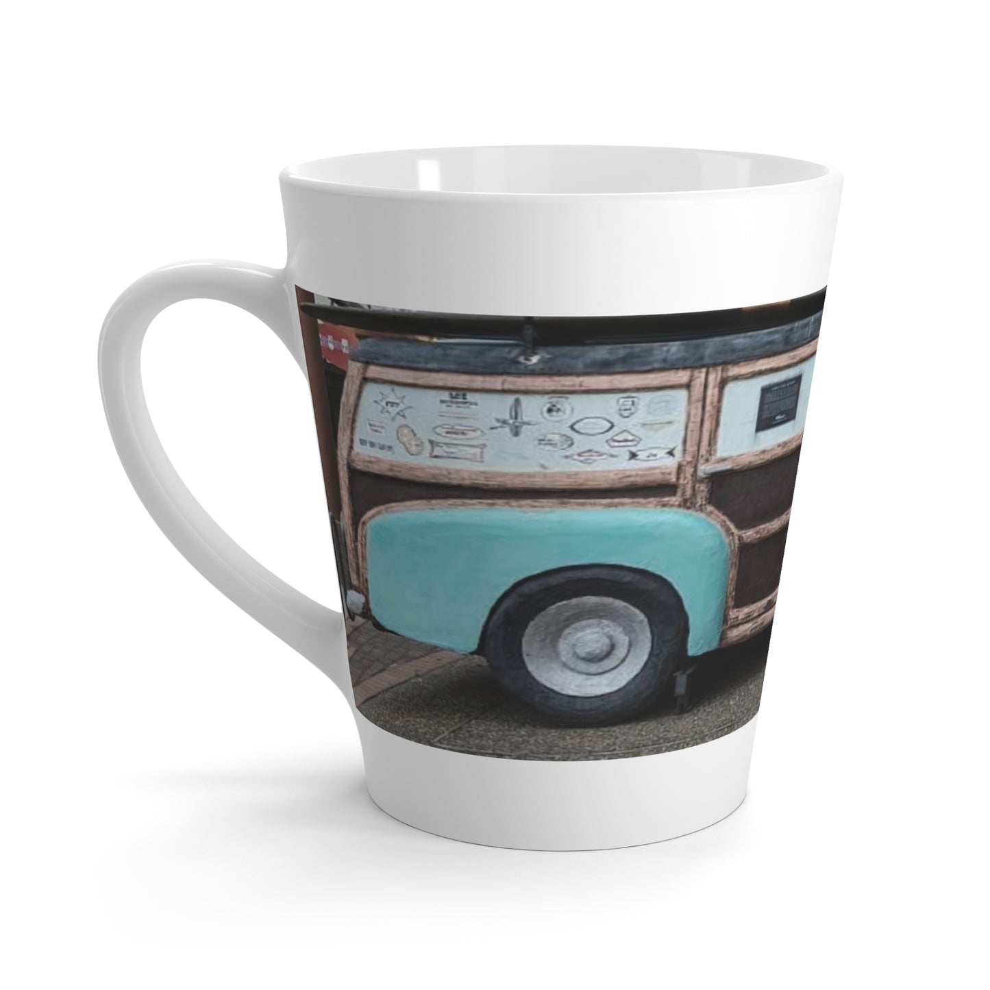 Vintage Woodie Latte Mug