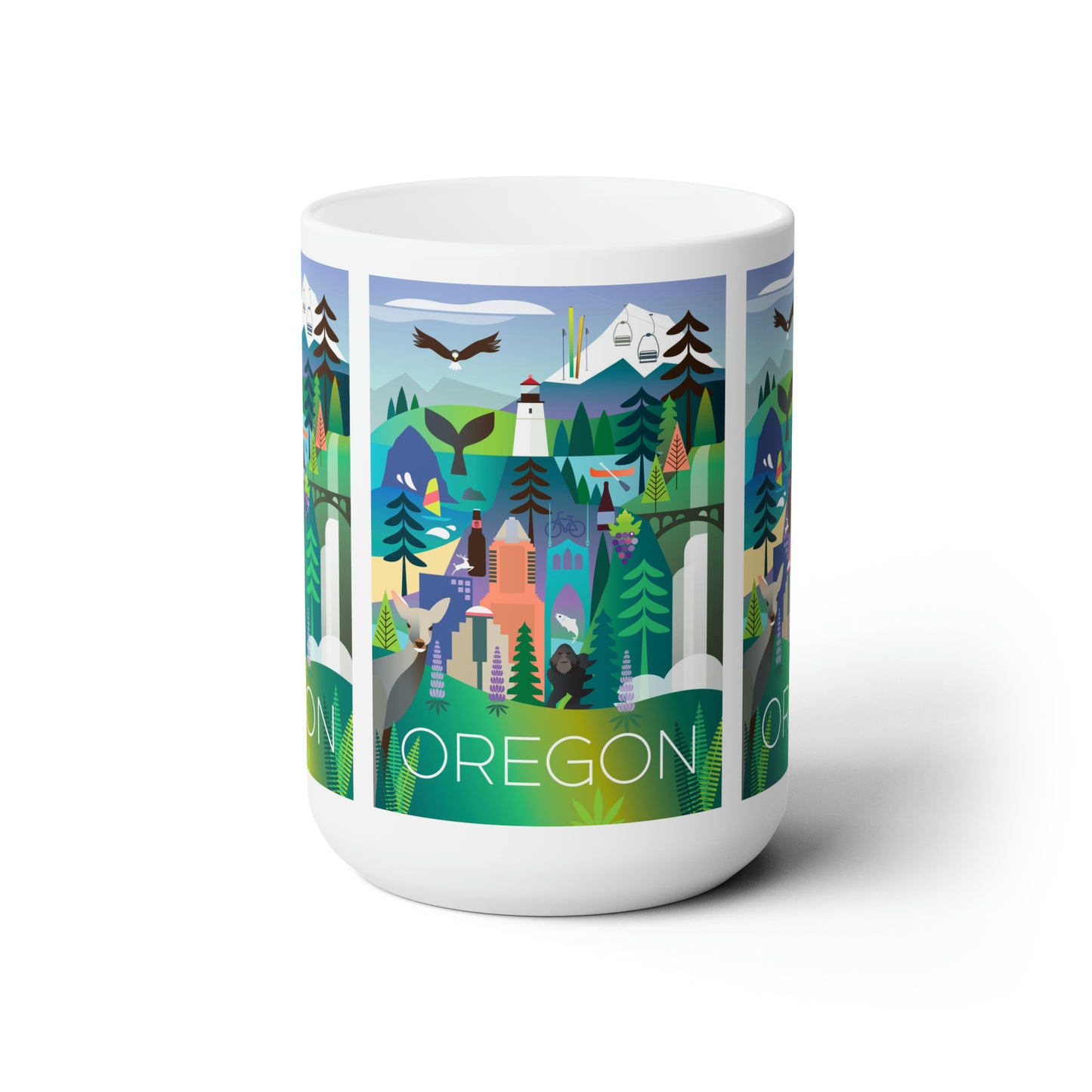 Oregon Ceramic Mug 11oz or 15oz