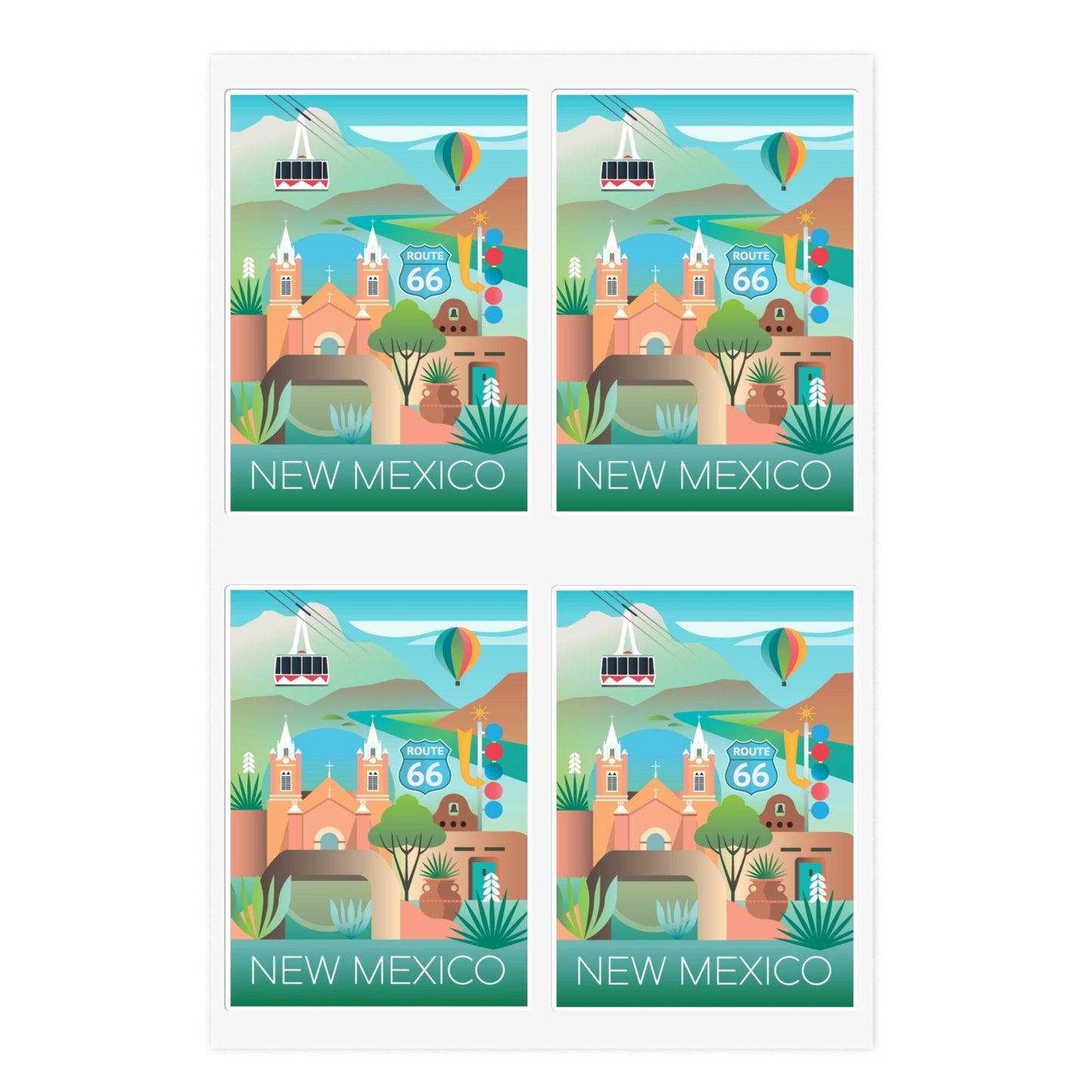New Mexico Sticker Sheet