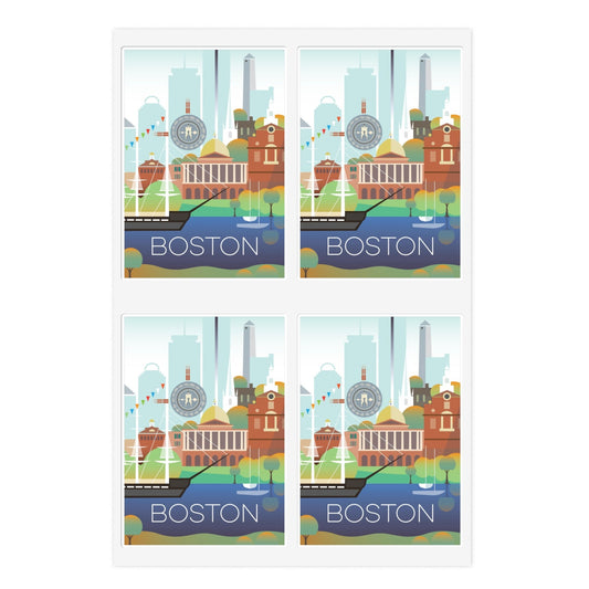 Boston Sticker Sheet