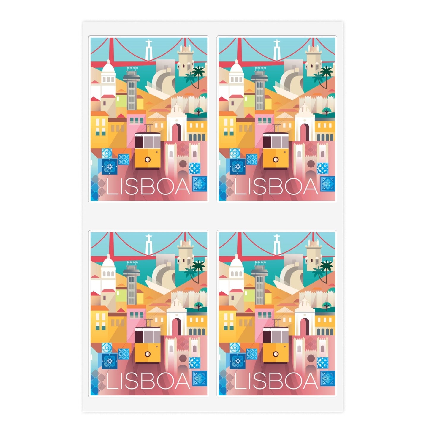 Lisbon Sticker Sheet