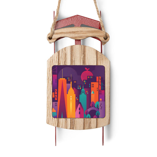 New York City Sled Ornament