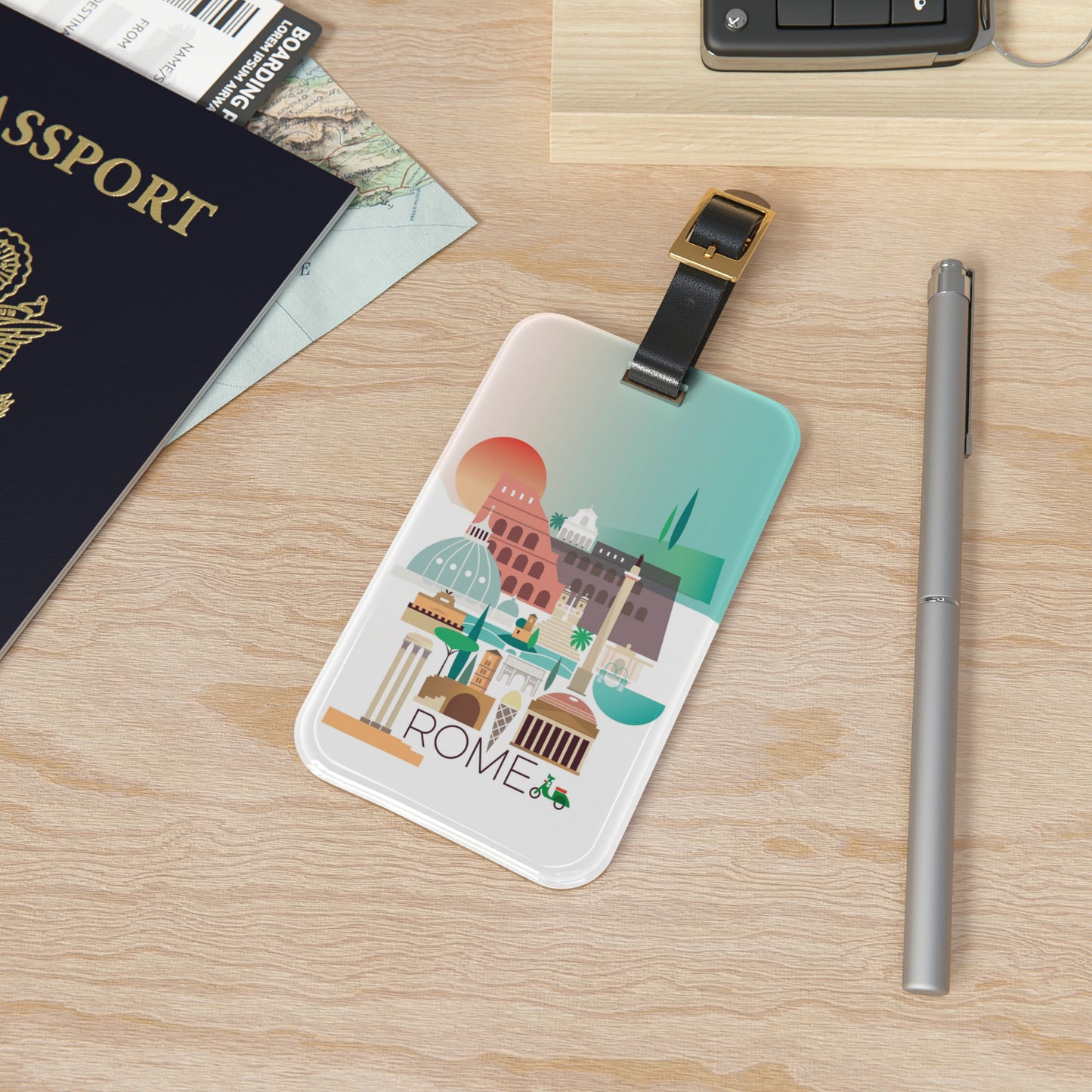 Rome Luggage Tag