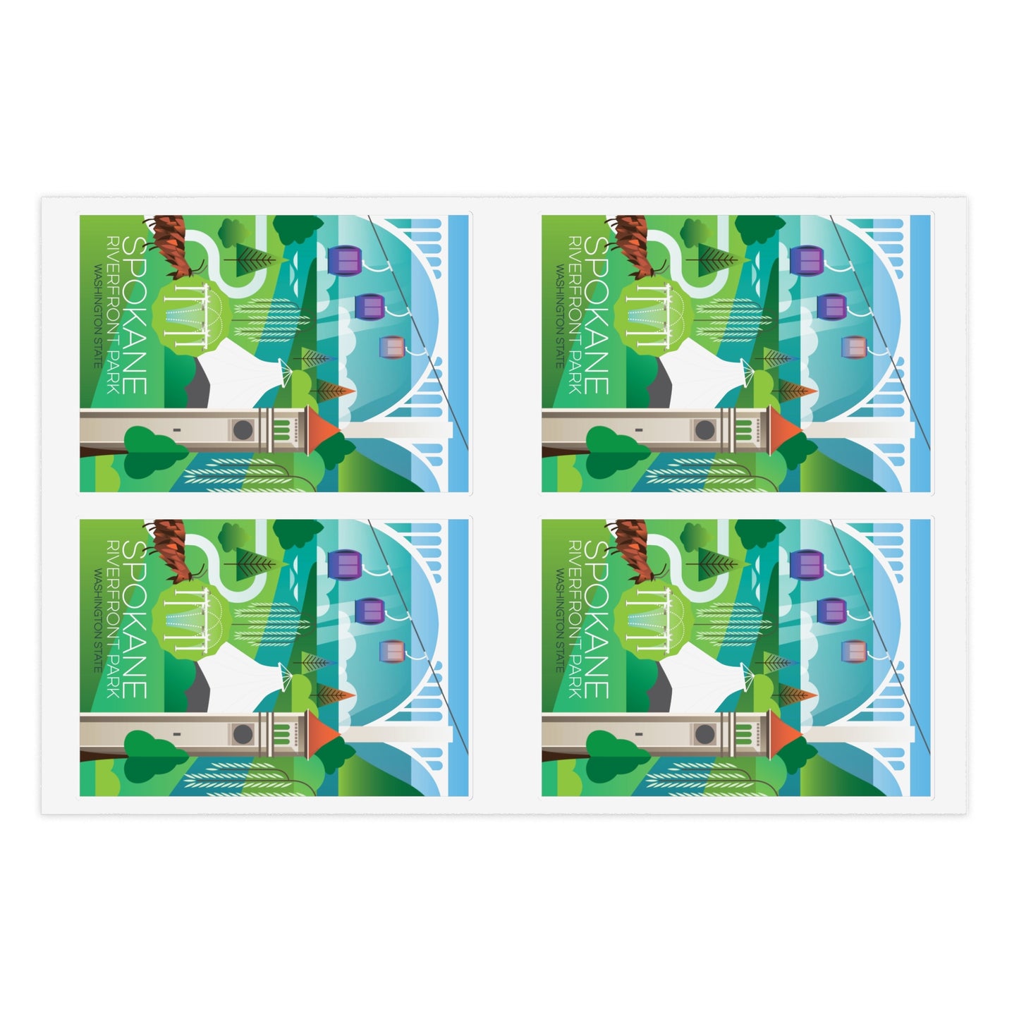 Spokane Sticker Sheet
