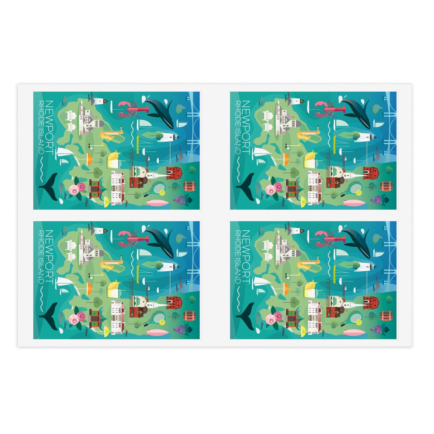 Newport Sticker Sheet