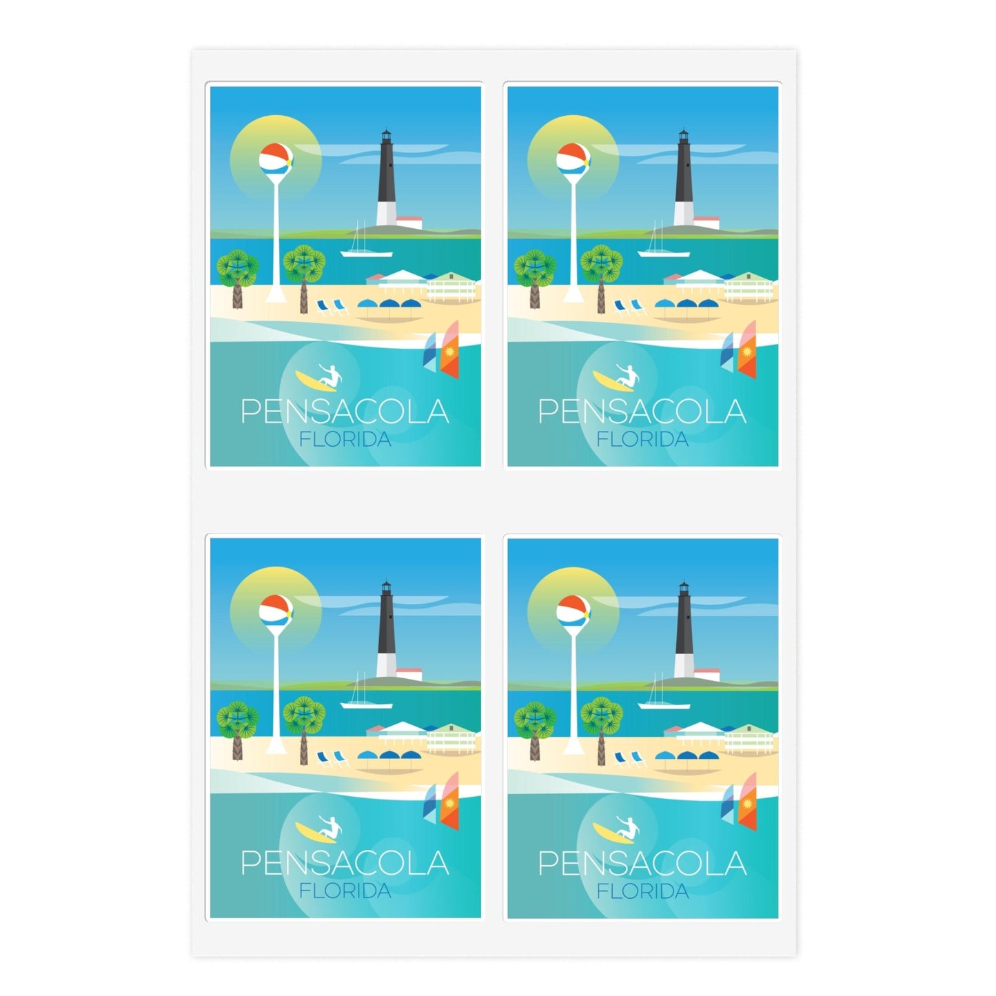 Pensacola Sticker Sheet