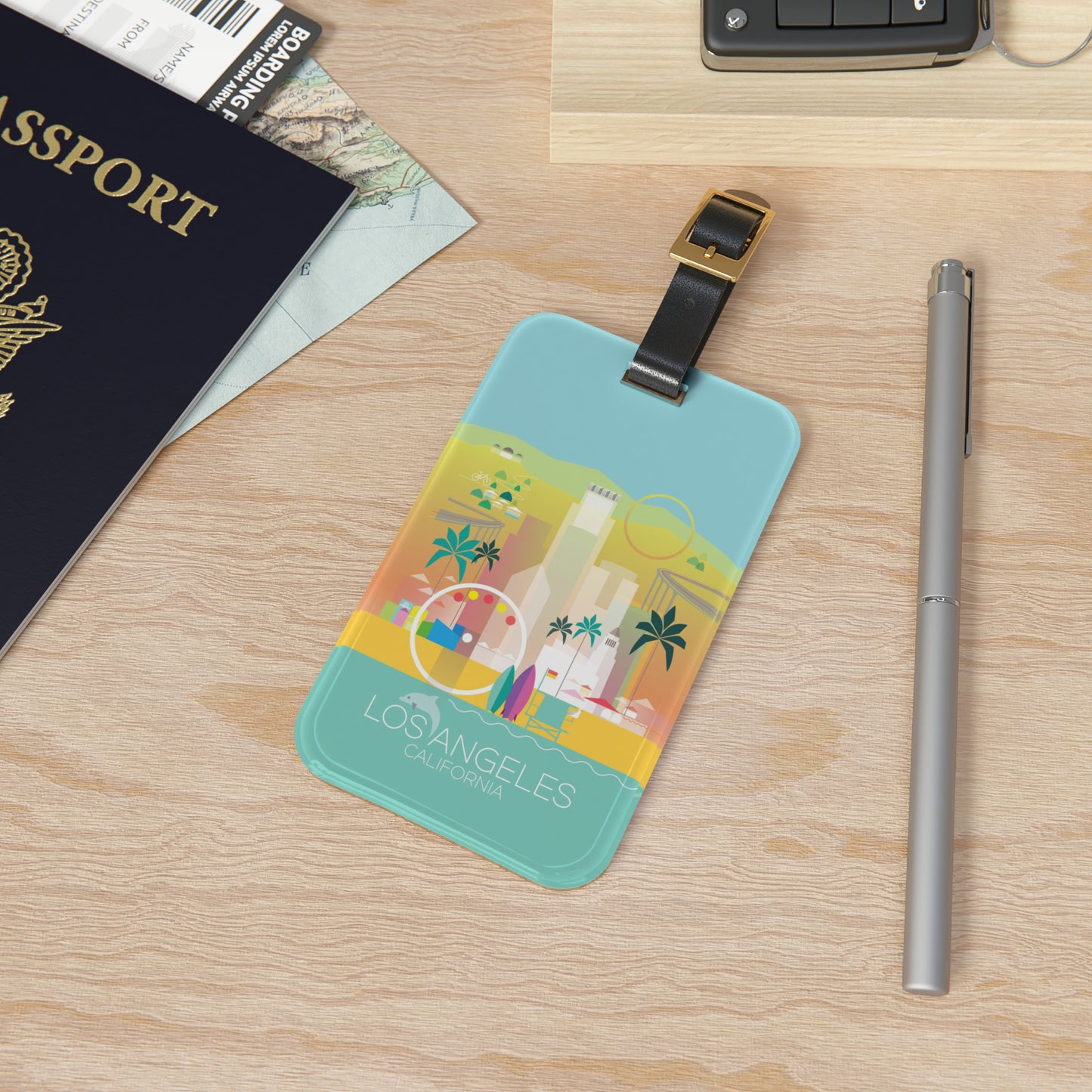 Los Angeles Luggage Tag