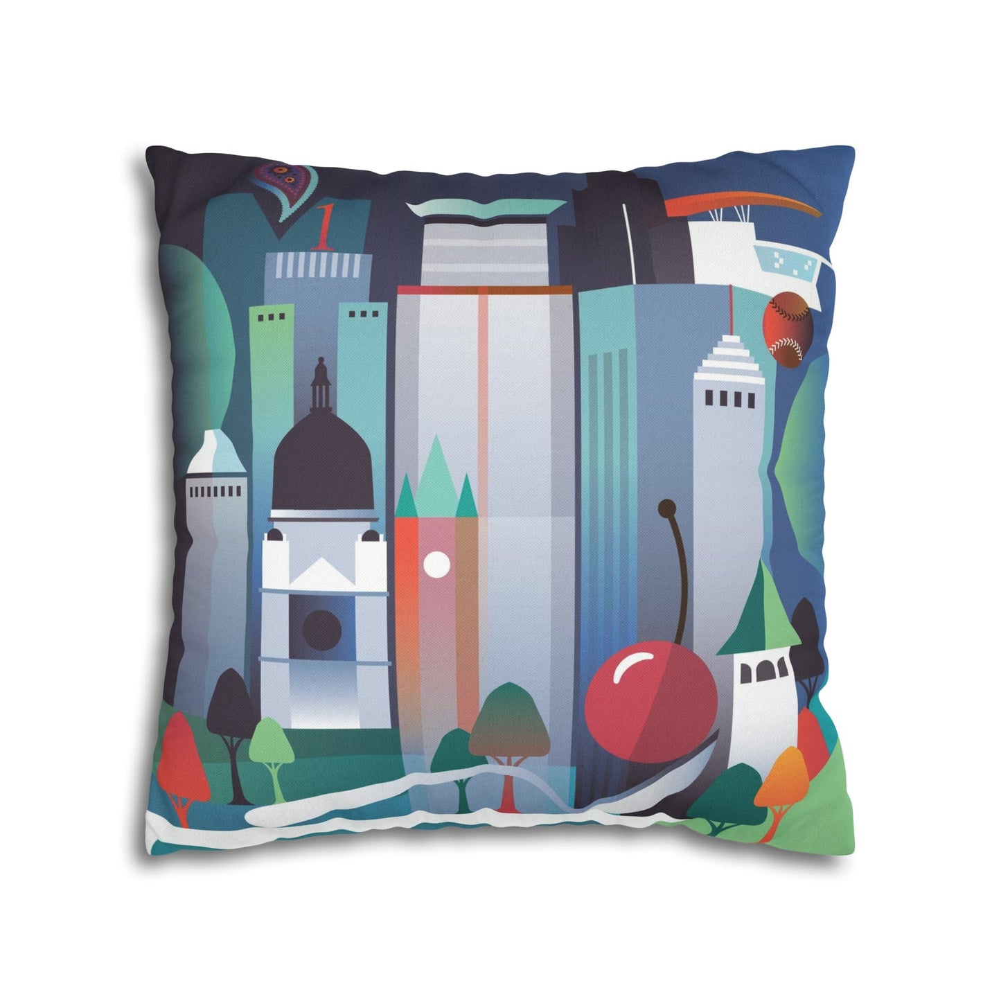 Minneapolis-St. Paul Cushion Cover