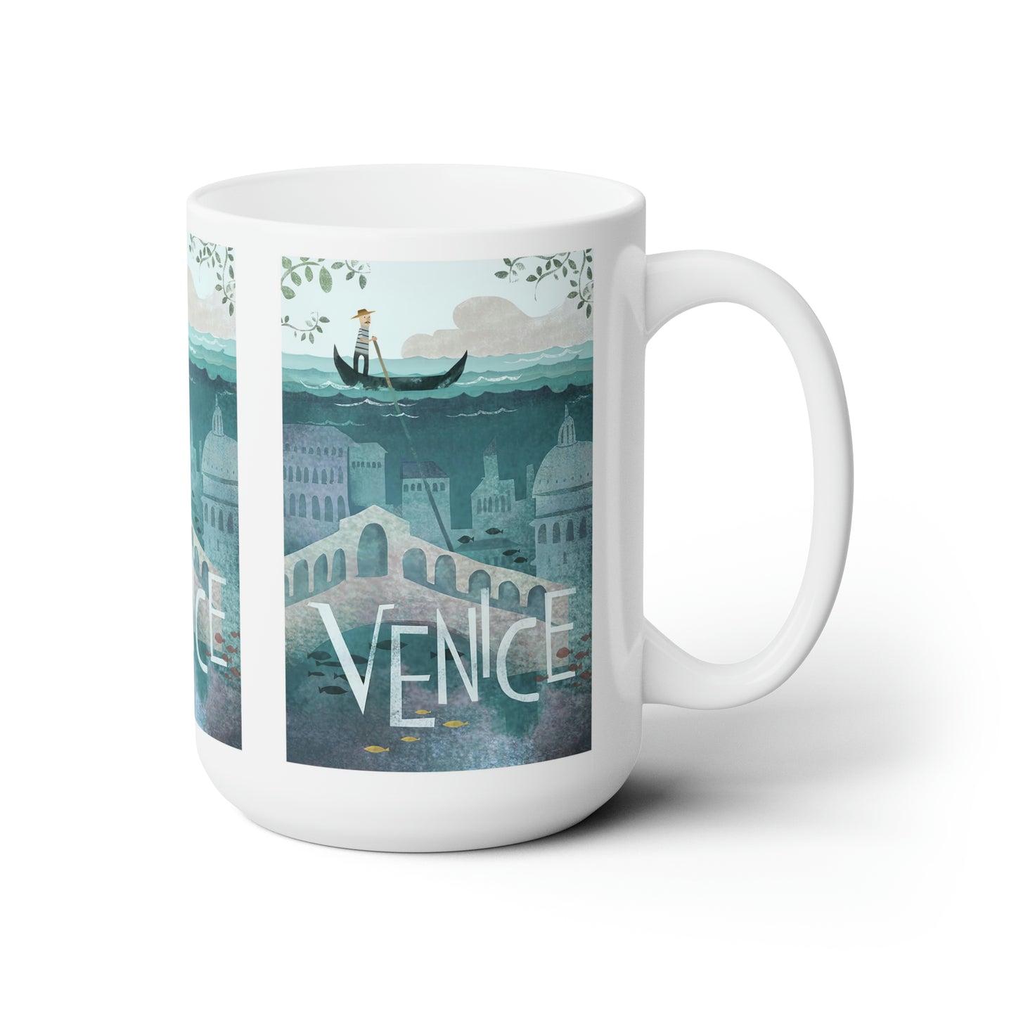 Venice Vintage Ceramic Mug 11oz or 15oz