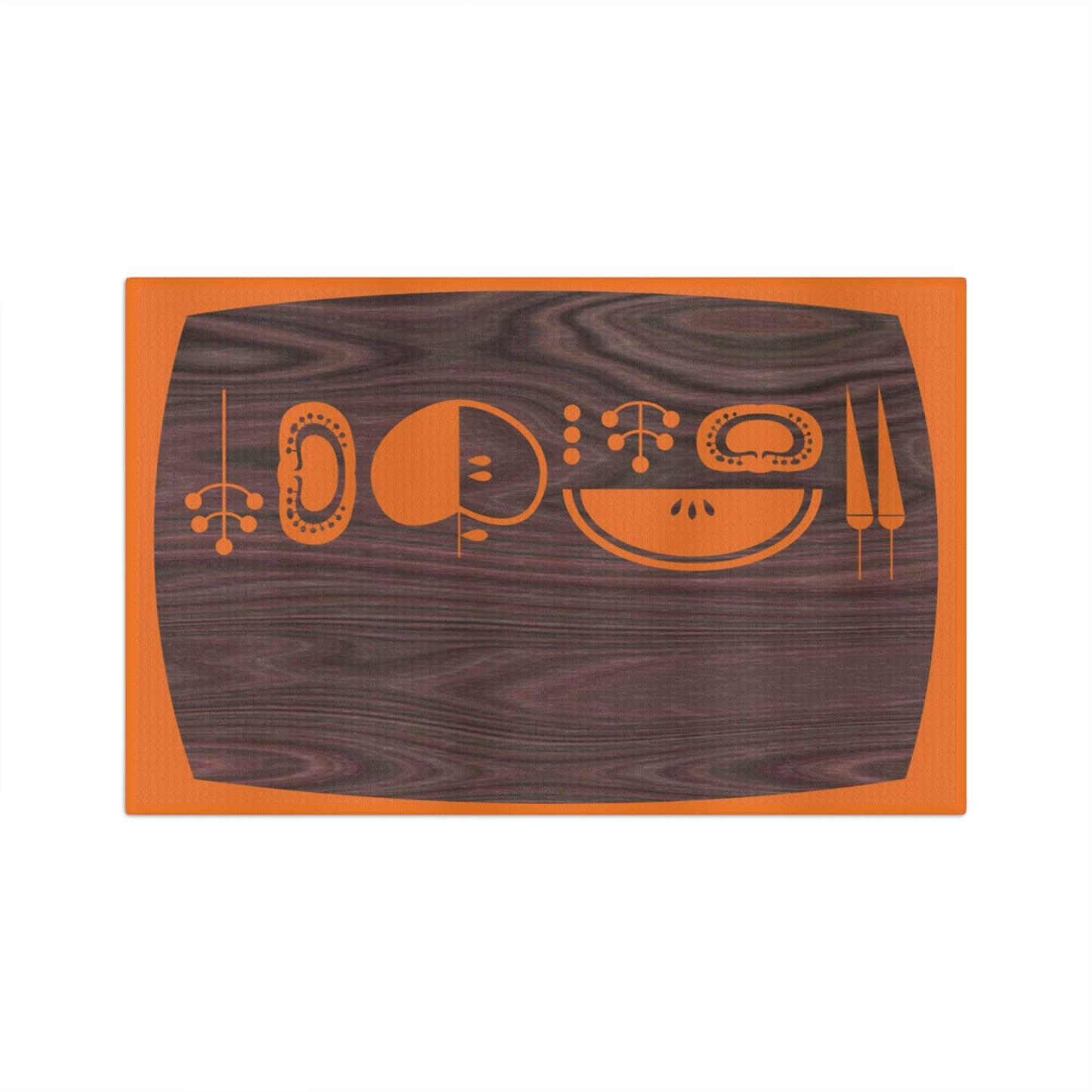 Woodcut Kitchen Tray Tea Towel