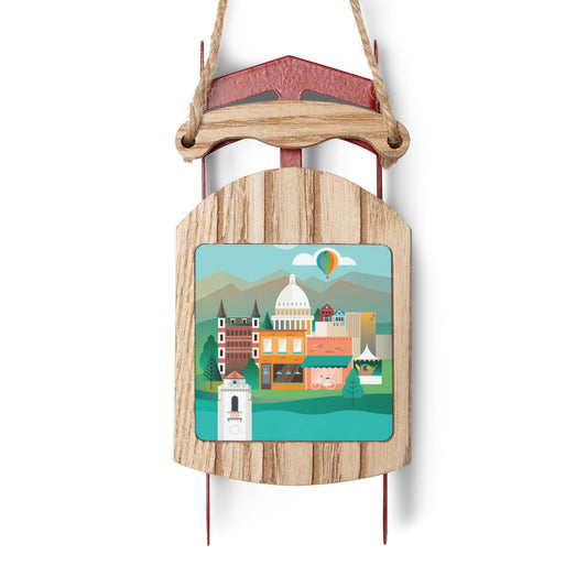 Boise Sled Ornament