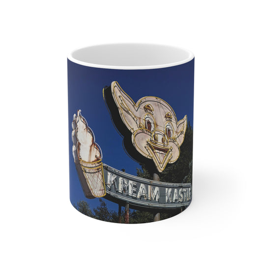 ROADSIDE MUGS - Kream Kastle Ceramic Mug 11oz