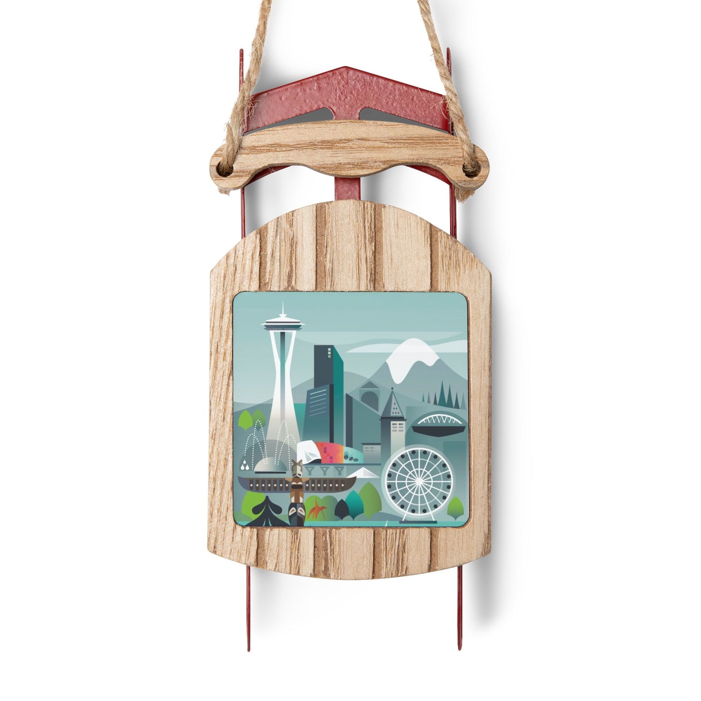 Seattle Sled Ornament