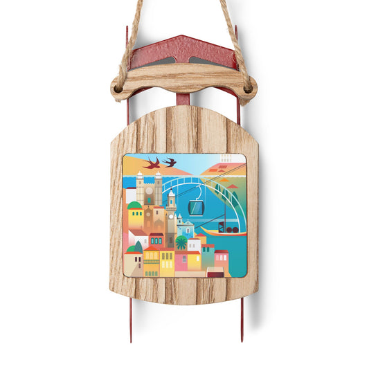 Porto Sled Ornament