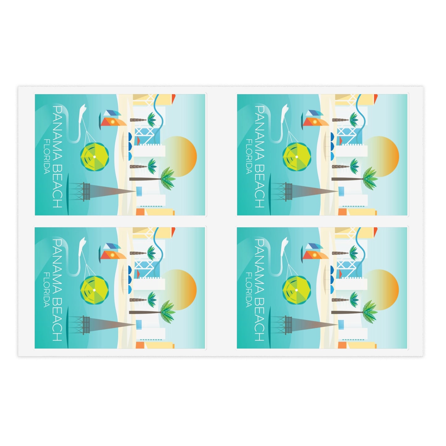 Panama Beach Sticker Sheet