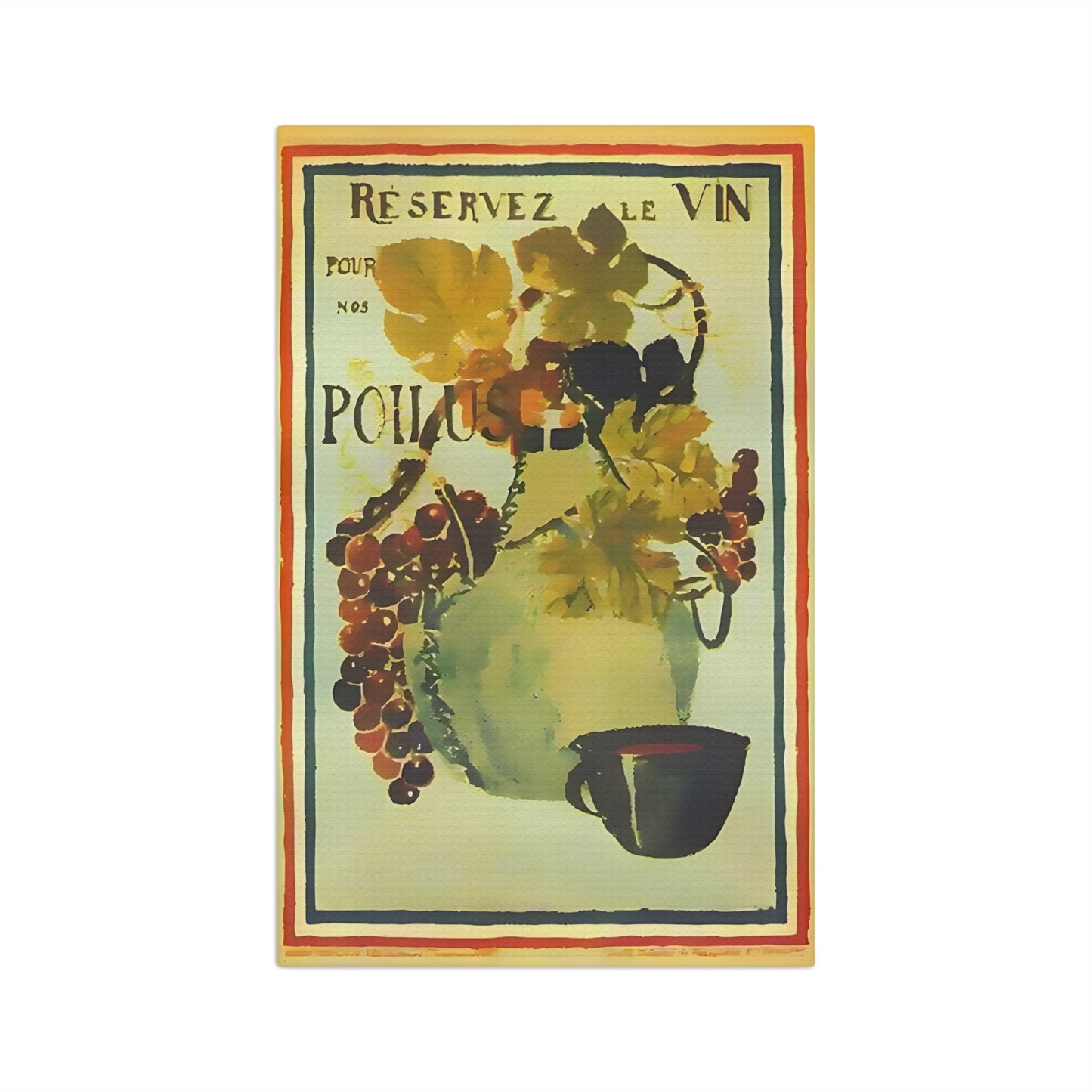 Réservez le Vin Microfiber Tea Towel