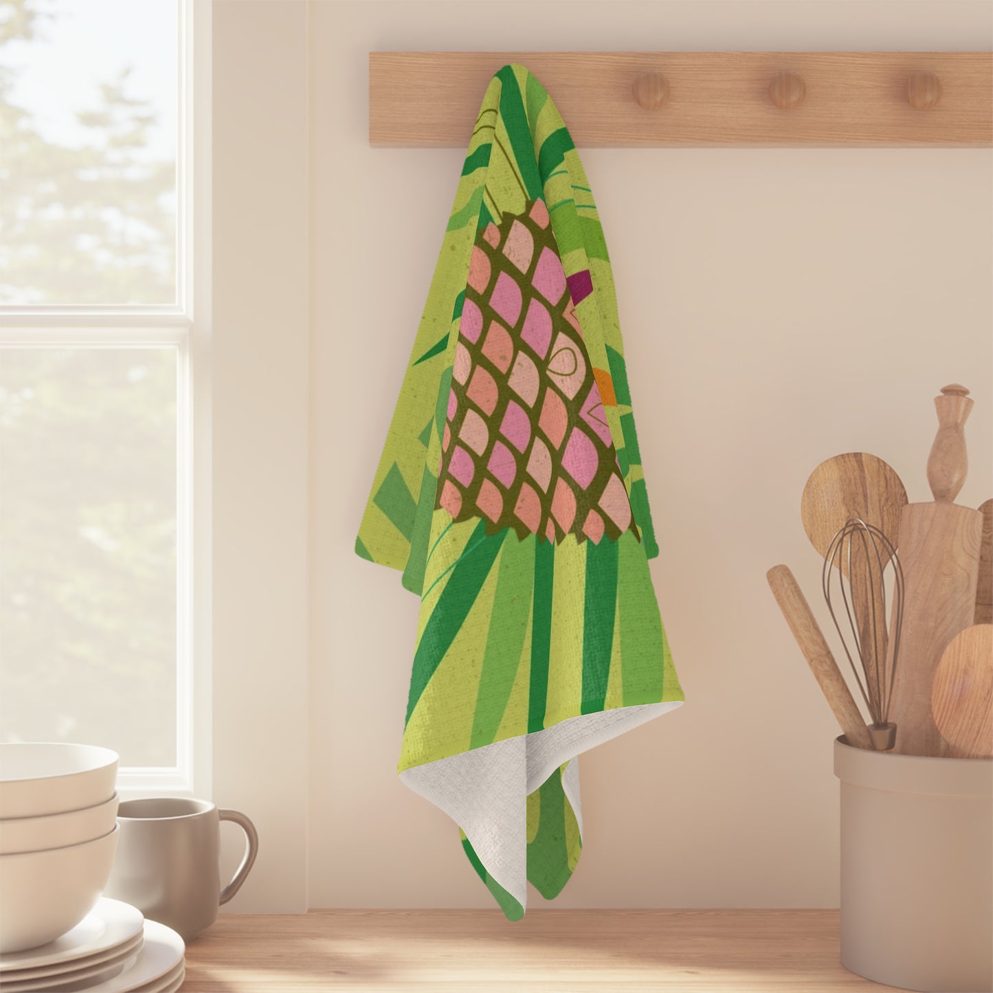 Pineapple Microfiber Tea Towel