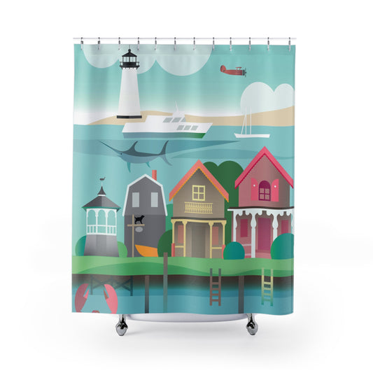 Martha's Vineyard Shower Curtain