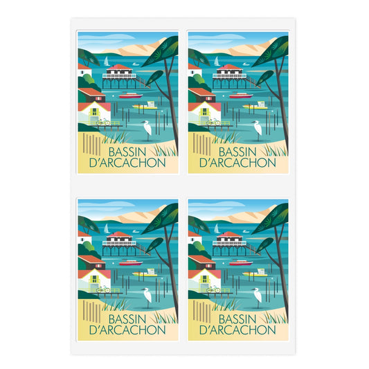 Bassin D'Arcachon Sticker Sheet