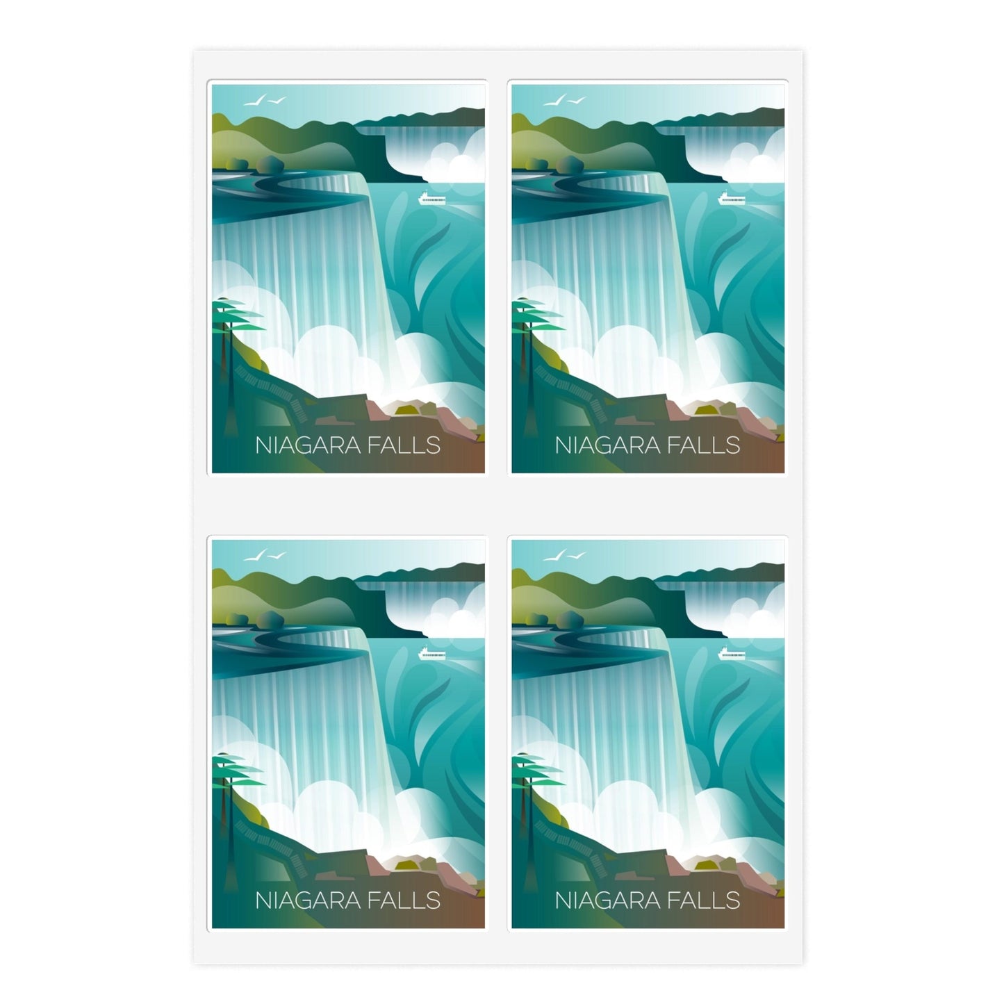 Niagara Falls Sticker Sheet