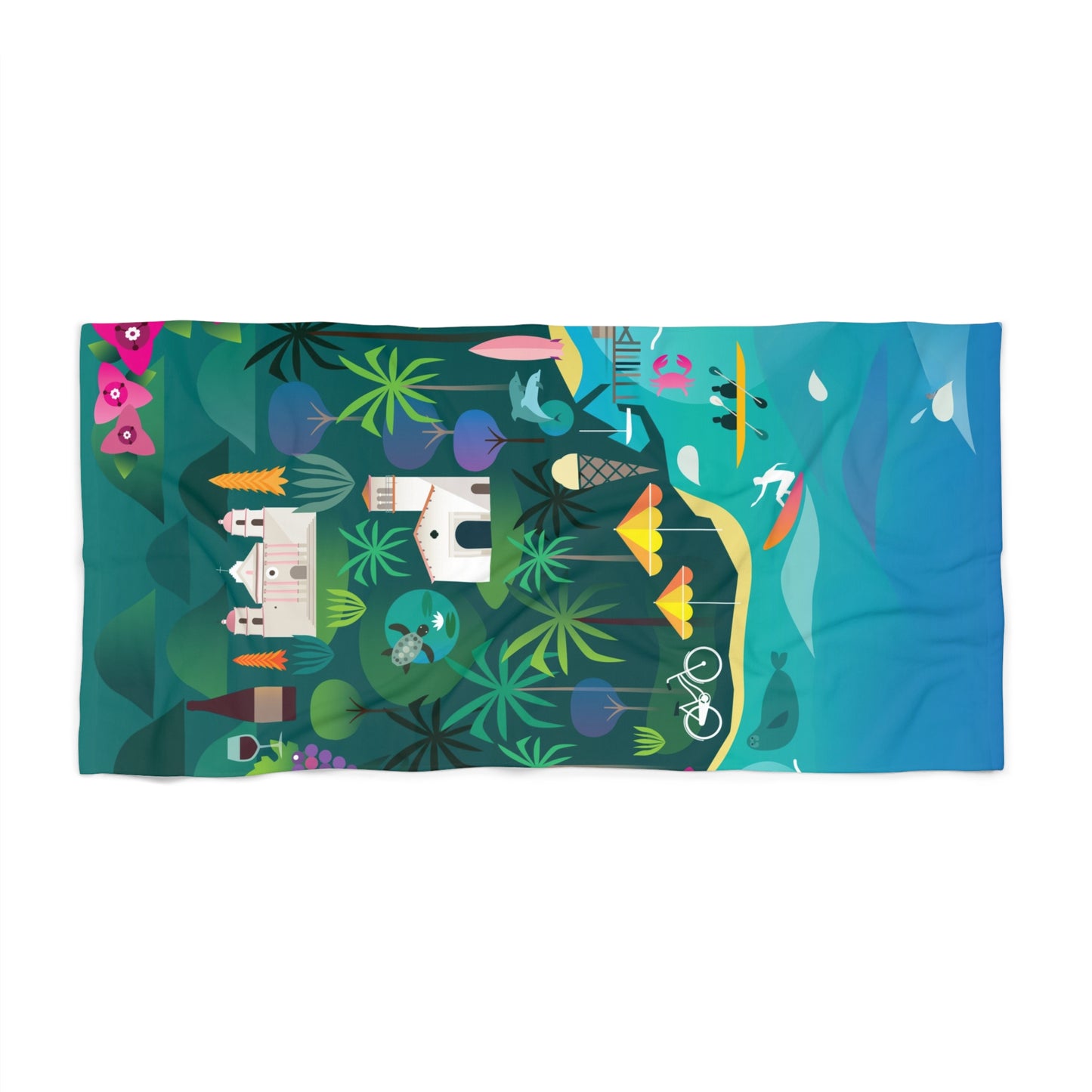 Santa Barbara Beach Towel