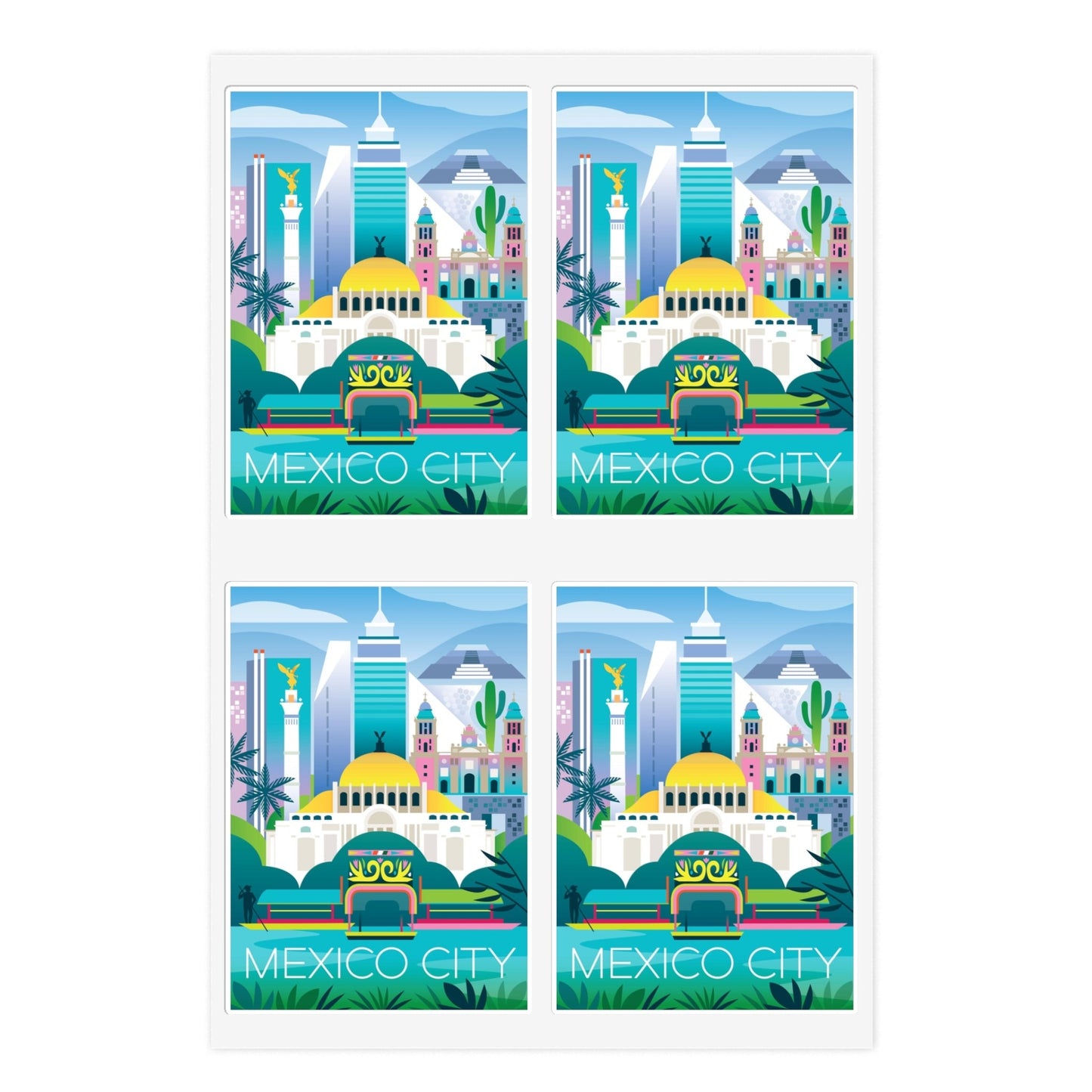 Mexico City Sticker Sheet