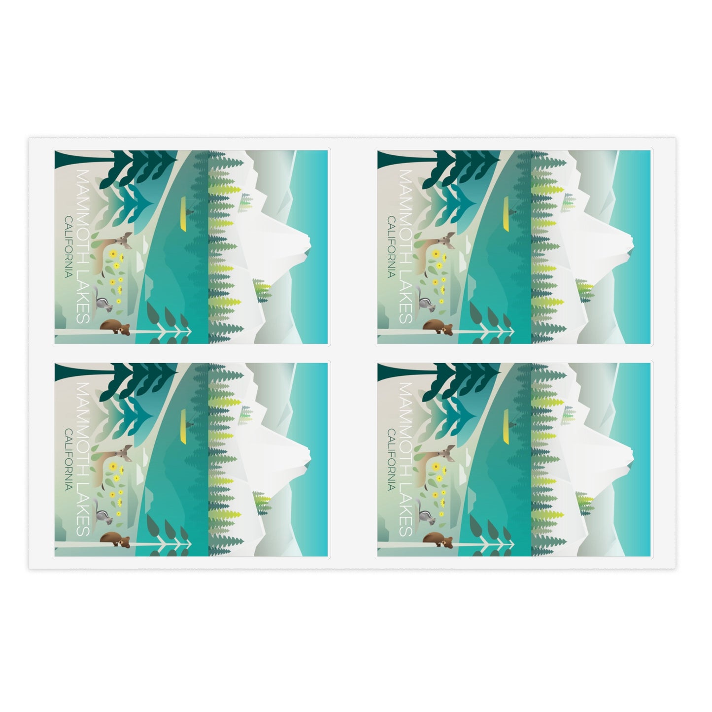 Mammoth Lakes Summer Sticker Sheet