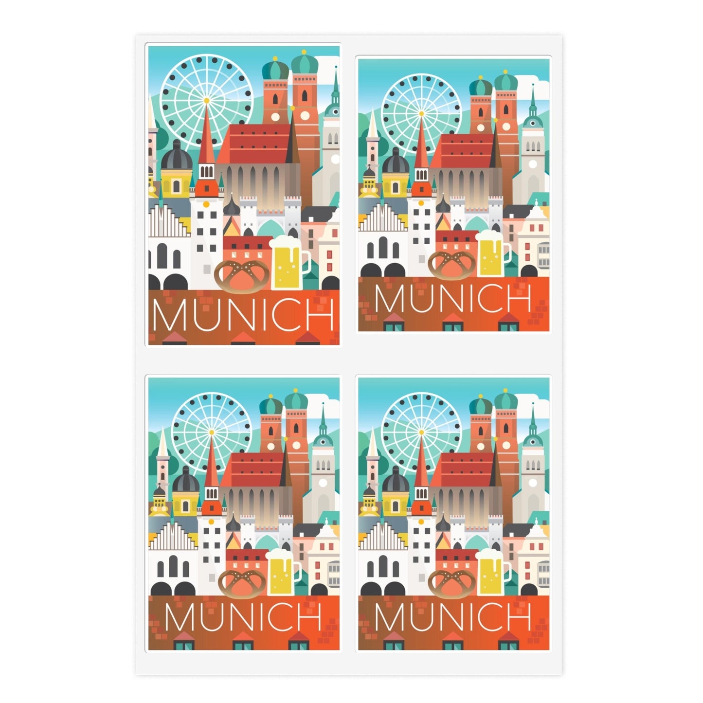 Munich Sticker Sheet
