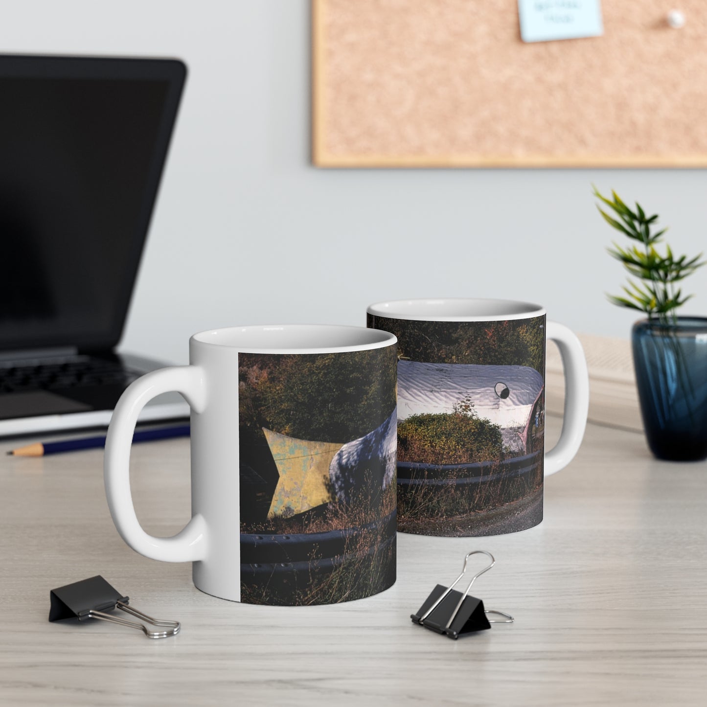 ROADSIDE MUGS - Fish Inn Ceramic Mug 11oz