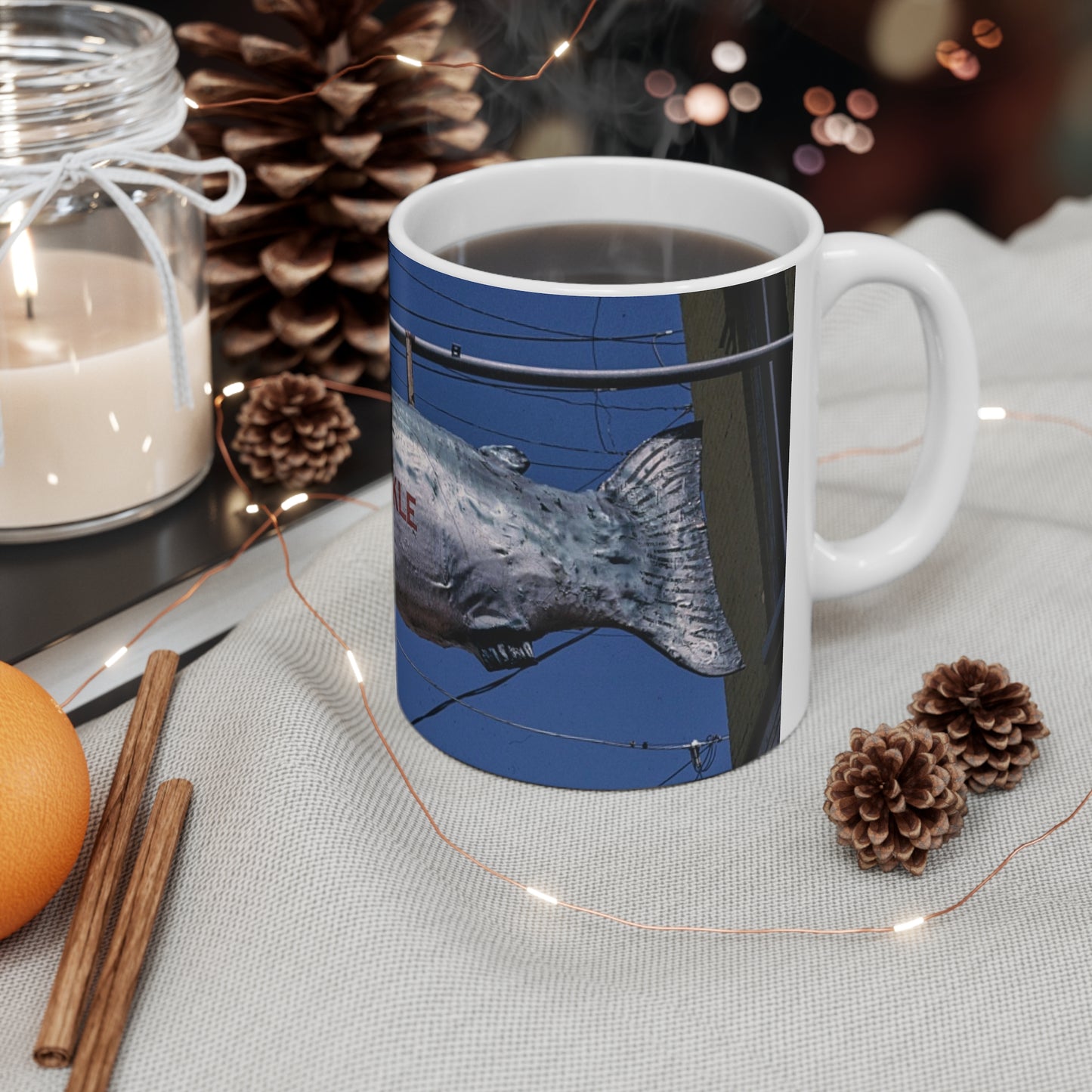 ROADSIDE MUGS - Fishing Tackle Ceramic Mug 11oz