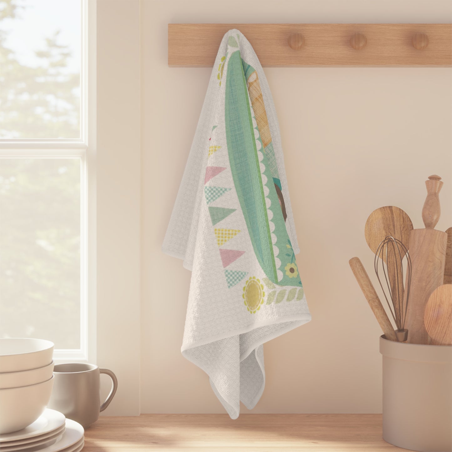 Home Sweet Home Caravan Microbfiber Tea Towel