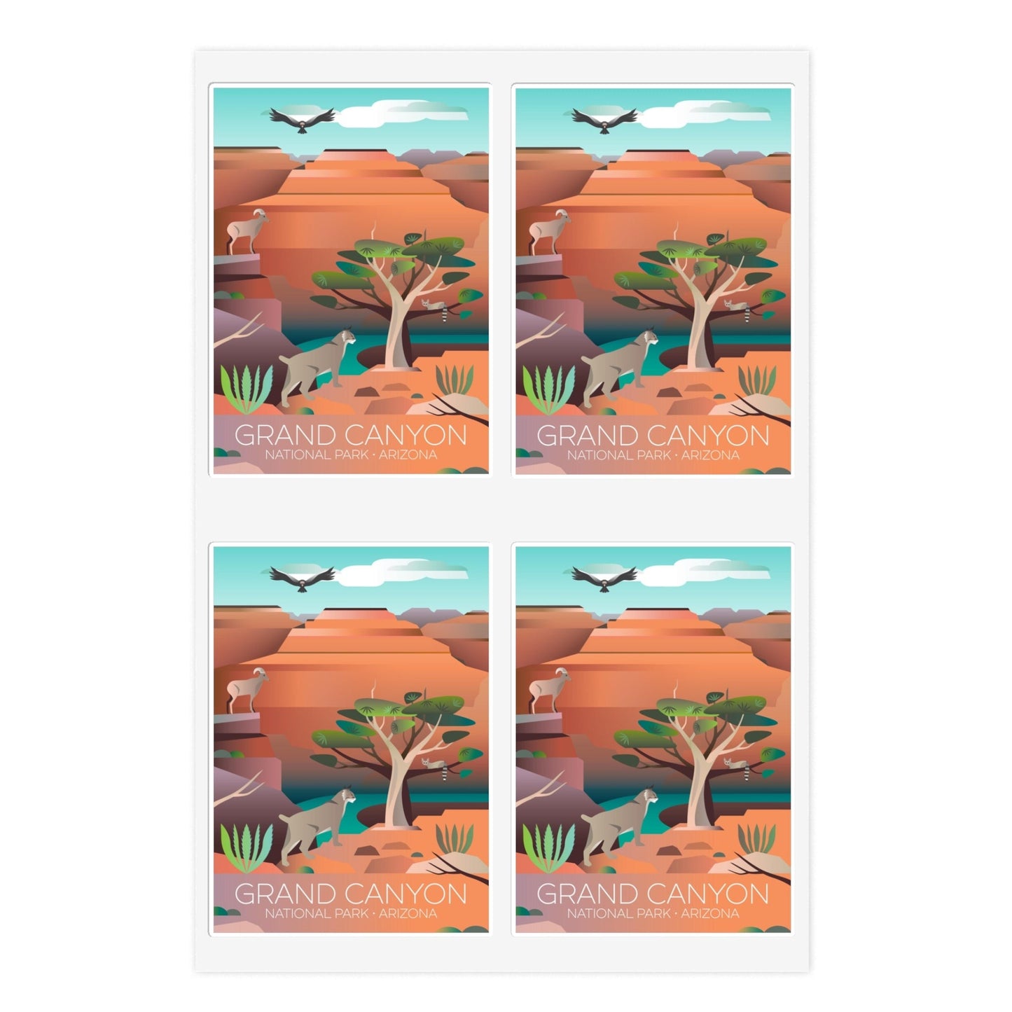 Grand Canyon National Park Sticker Sheet