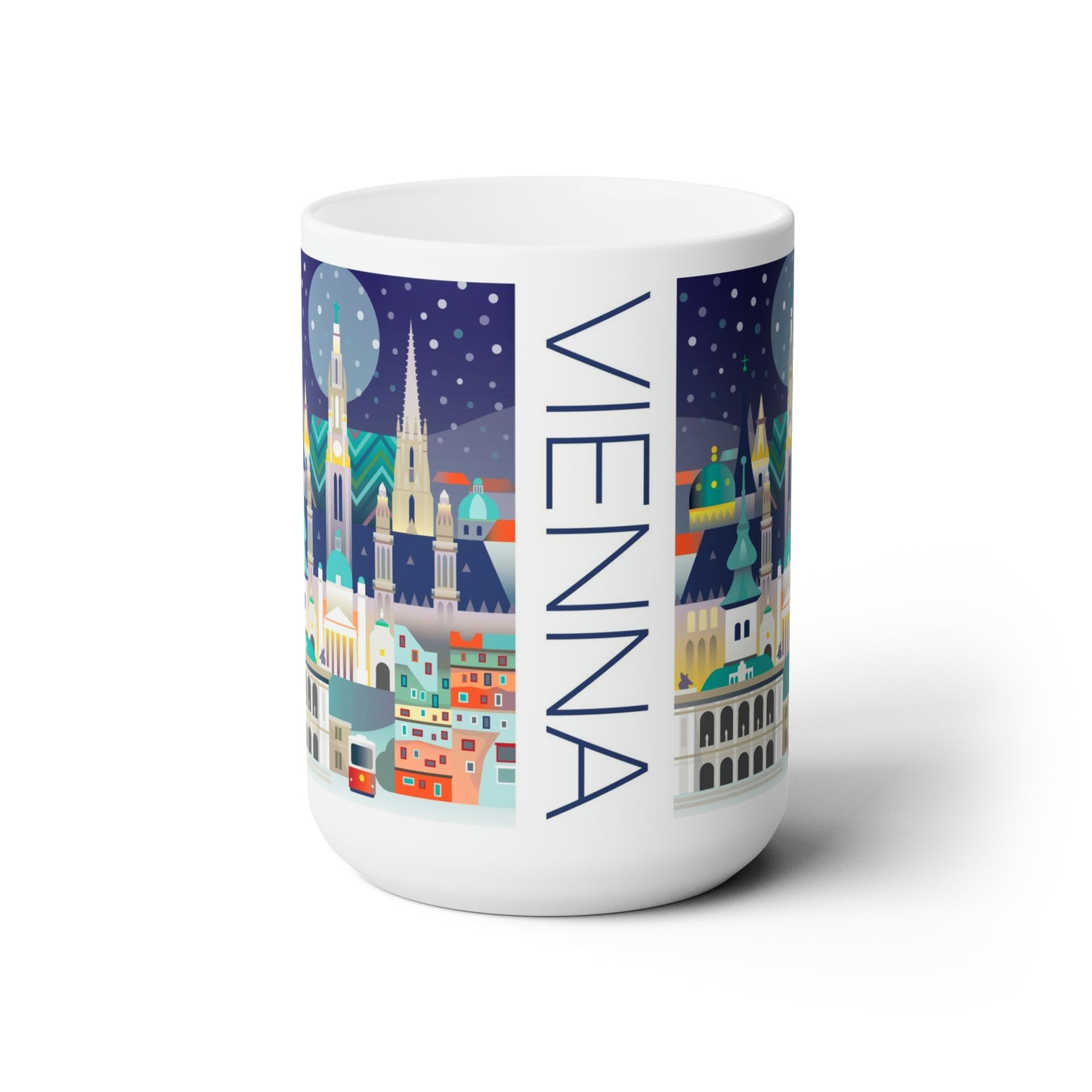 Vienna Ceramic Mug 11oz or 15oz