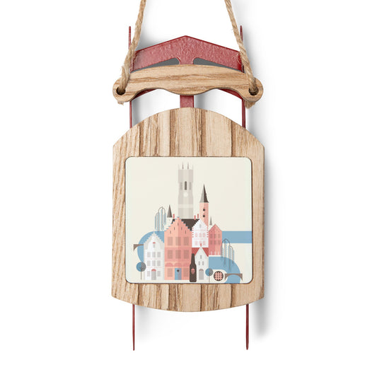 Bruge Sled Ornament