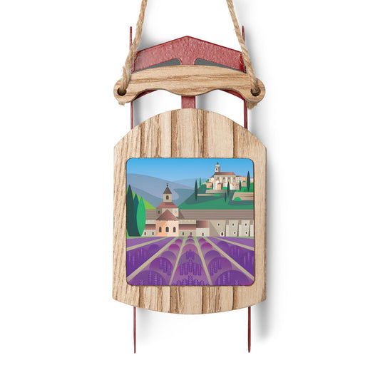 Le Luberon Sled Ornament