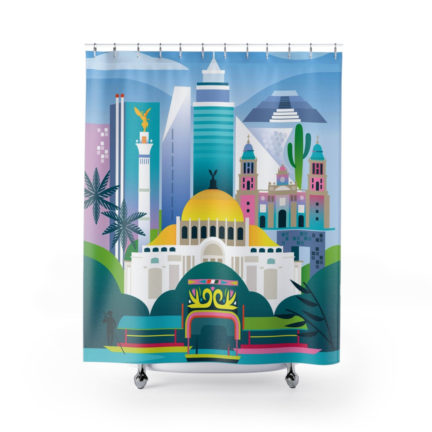 Mexico City Shower Curtain