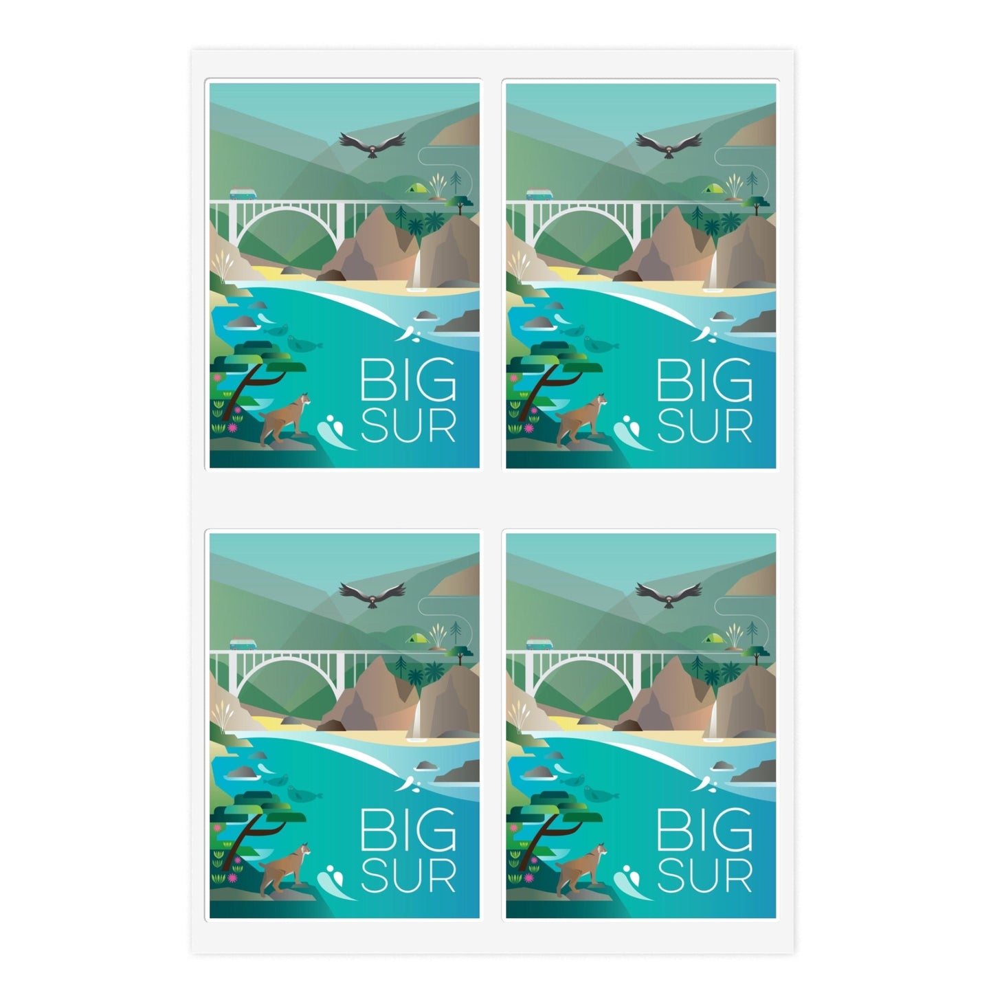 Big Sur Sticker Sheet