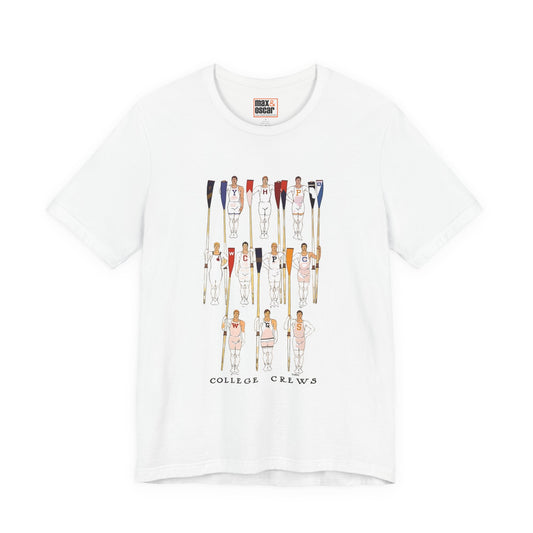 College Crews Rowing Team Vintage Graphic Tee